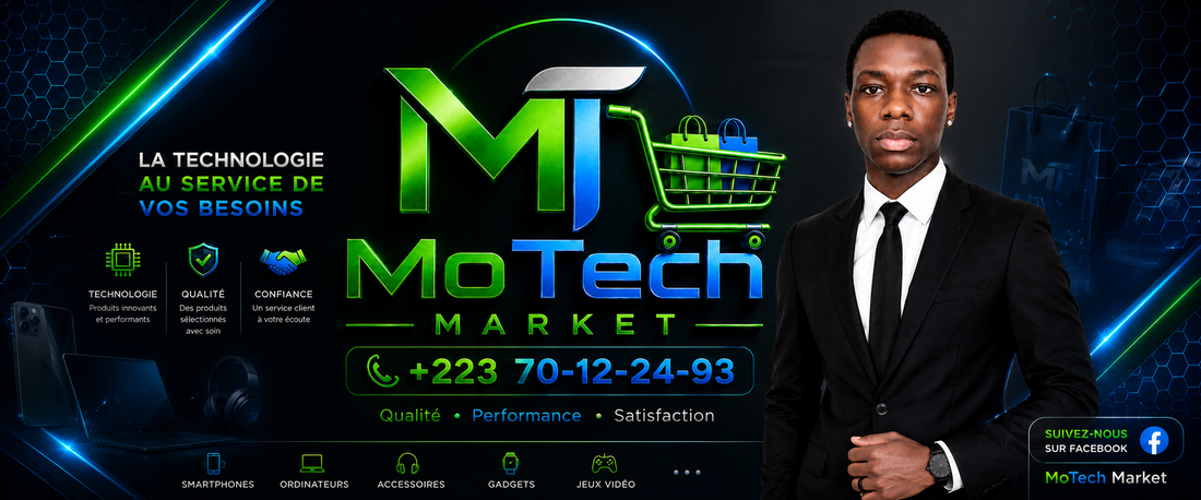 Bienvenue chez MoTech Market. Votre Boutique en ligne