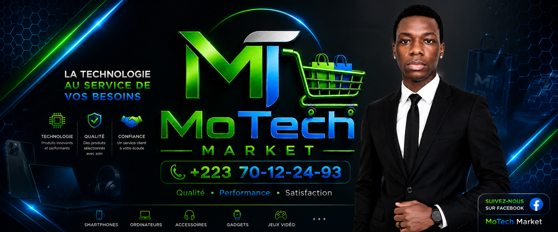 Bienvenue chez MoTech Market. Votre Boutique en ligne